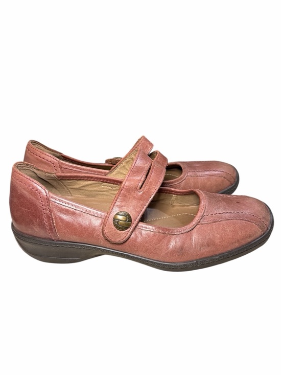 hotter Shoes - hotter Dusty Rose Leather Mary Jane Flats